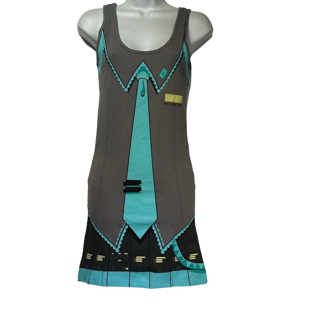 WeLoveFine I Am Hatsune Miku Vocaloid Cosplay Tank Dress Size L